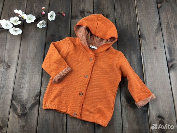 Кофта с капюшоном для девочки новая Benetton