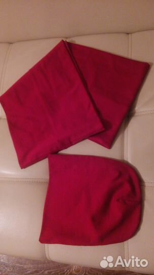 Комплект шапка и шарф-снуд (хлопок) Колпино