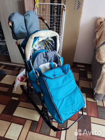 Детские санки коляска бу