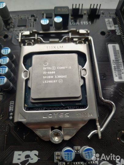 Материнская плата 1151 с процессором i5 6600