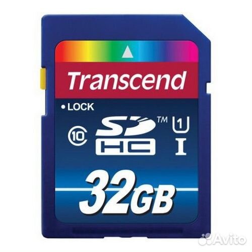 Карта sdhc Transcend (300x) на 32GB