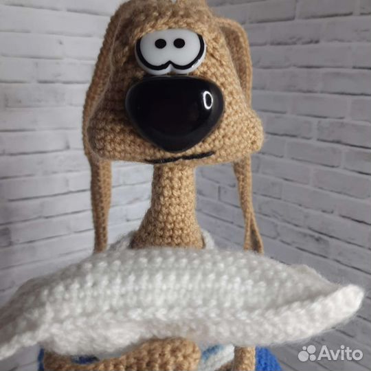 Вязаный заяц, ручная работа, цена за 1 шт