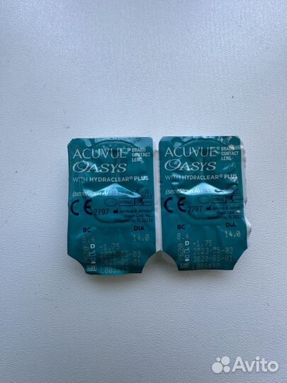 Линзы acuvue oasys