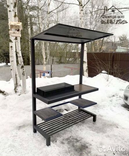 Мангал в стиле loft