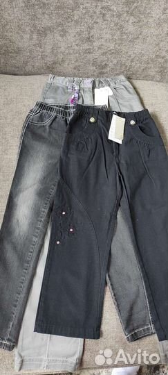 Джинсы для девочки 122