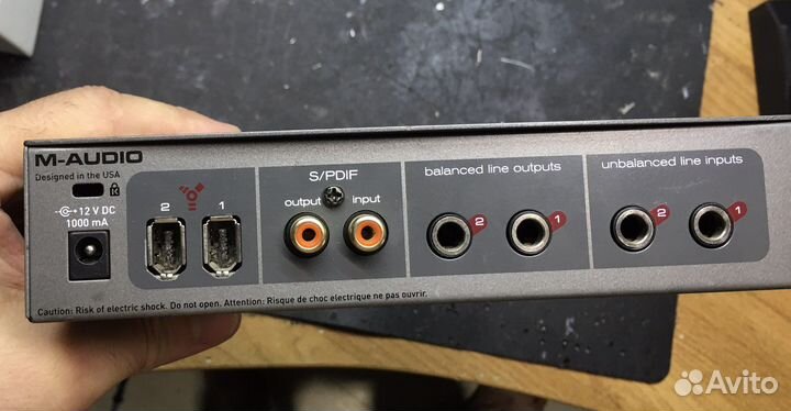 Внешняя звуковая карта m audio fire wire solo