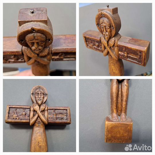 Резная старообрядческая икона в божницу