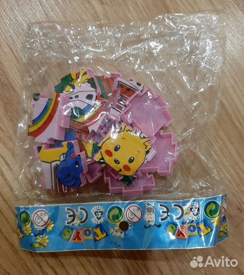 Пазлы пластиковые