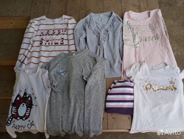 Вещи пакетом на девочку 140