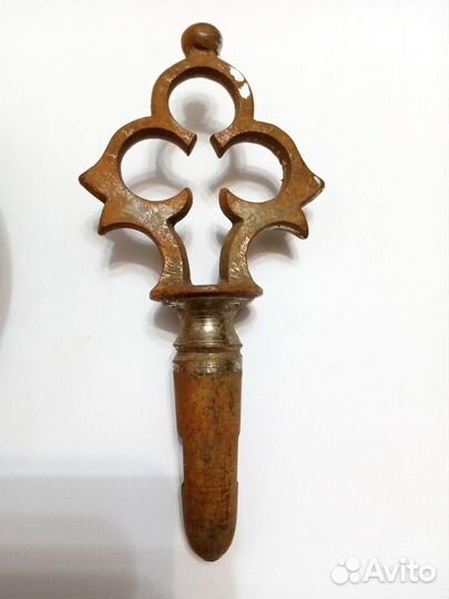 Конфорка и верток кран для самовара старинные