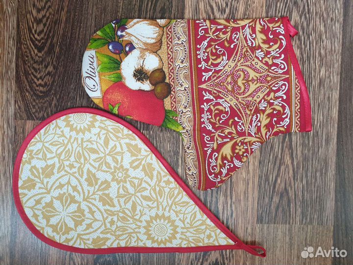 Набор для кухни фартук прихватки