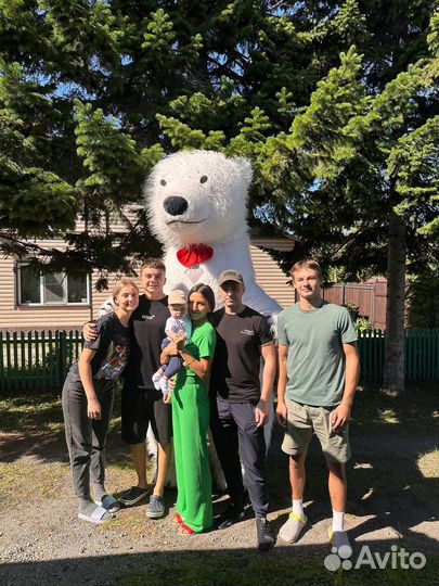 Поздравление от белого мишки