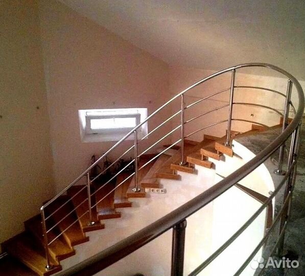 Перила с поручнем пвх