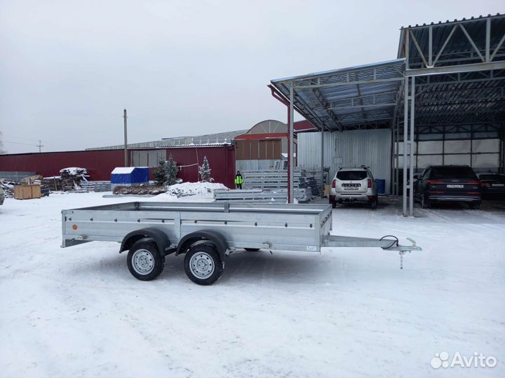 Прицеп Престиж 4,0*2,0 2хосн без тента