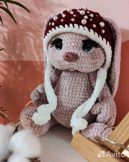 Мягкая игрушка заяц ручная работа