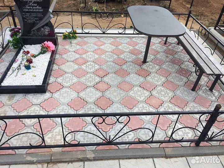 Благоустройство могил. Установка памятников
