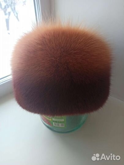 Шапка женская песец