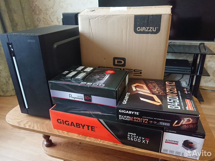 Пк Ryzen 5 2600/RX 5600 XT/16gb DDR 4/512 SSD