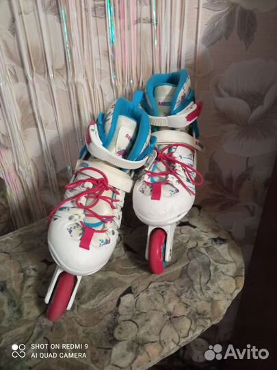 Роликовые коньки подростковые раздвижные