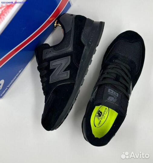 Кроссовки New Balance 574 Black (Арт.56849)