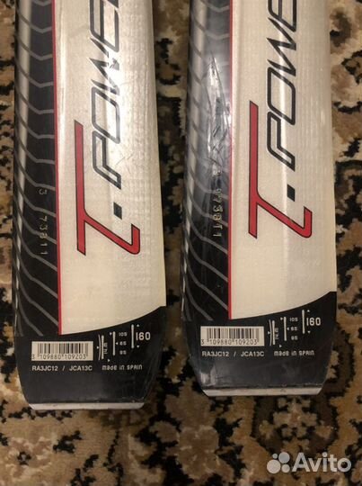 Лыжи горные rossignol t power + ботинки