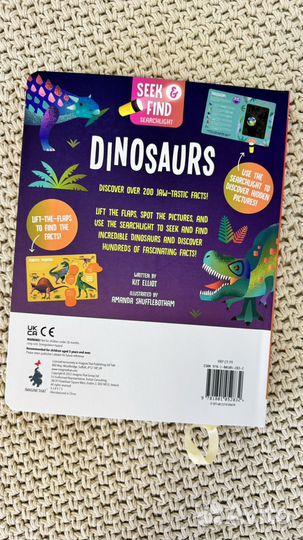 Dinosaurs интерактивная книга на английском
