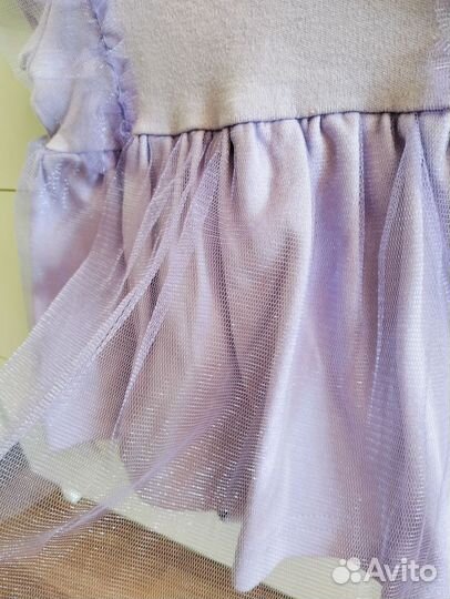 Платье боди для девочки 68