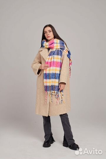 Женский теплый платок