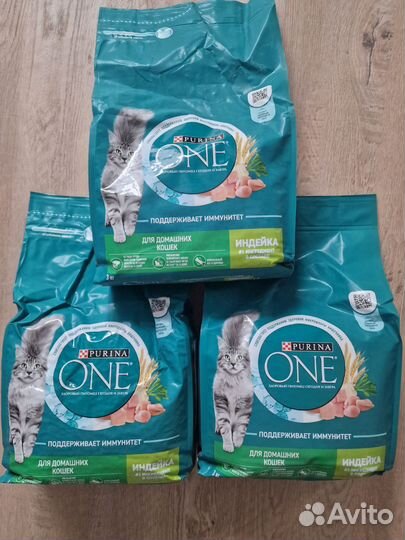 Сухой корм для кошек Purina One, 3кг