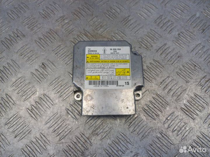 Блок управления Air Bag Chevrolet Aveo 1 T250 1.4