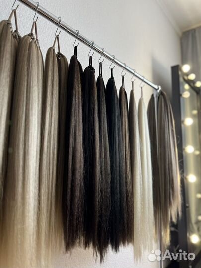 Афрохвост, Накладной Хвост на резинке, Шиньон