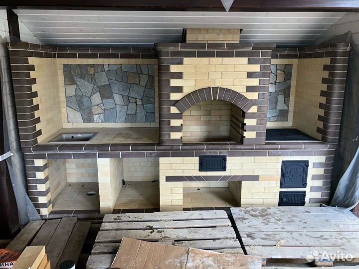 Услуги печника. Печи, камины, барбекю из кирпича