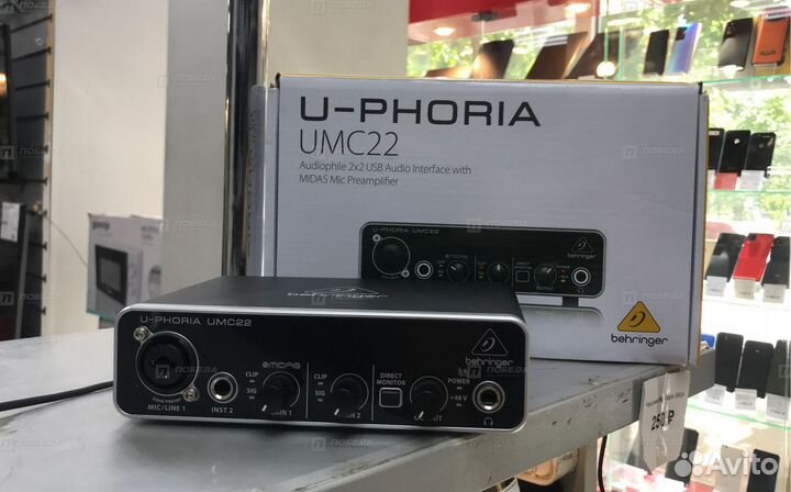 Ес32 Звуковая карта u-Phoria umc22