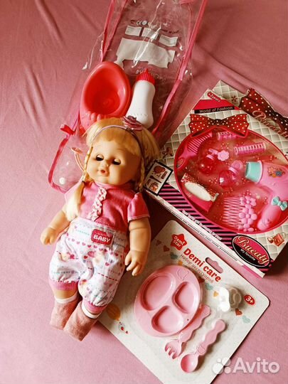 Кукла пупс Беби борн 39см Новая пьёт писает плачет