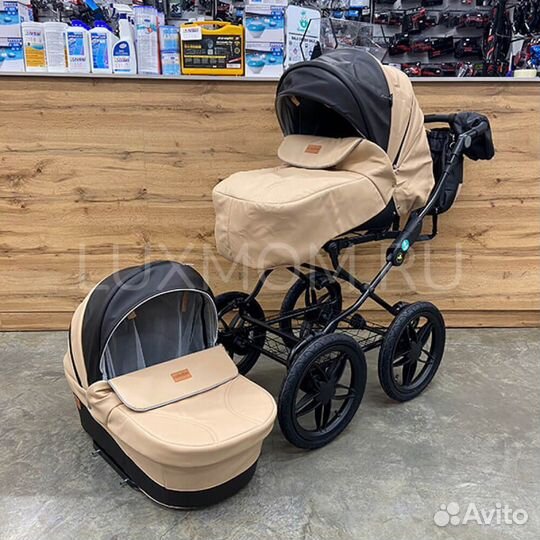 Cobabe коляска коричневый 2в1