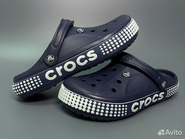 Crocs сабо мужские синие