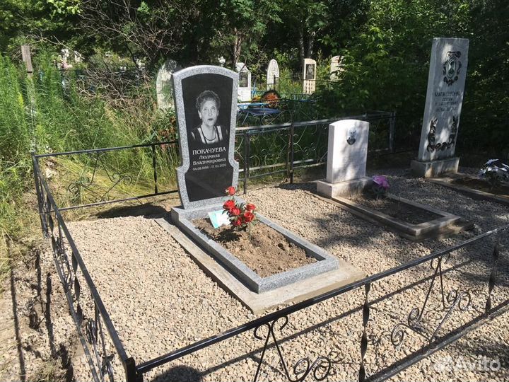 Памятники на могилу Установка