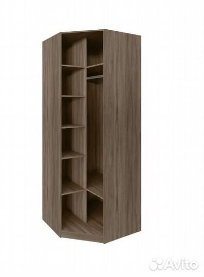 Шкаф угловой trisha base с зеркалом дуб чанкли / г