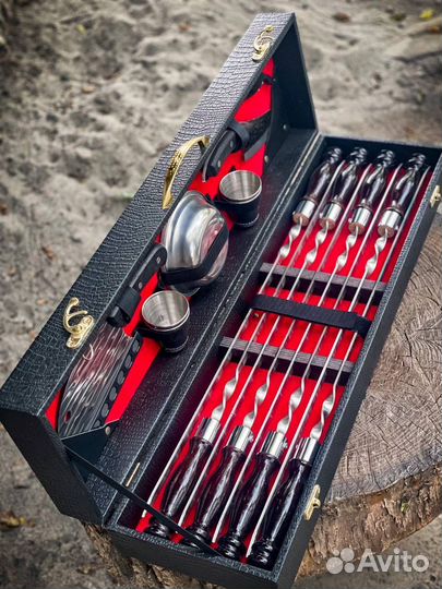 Шашлычный набор в кейсе 