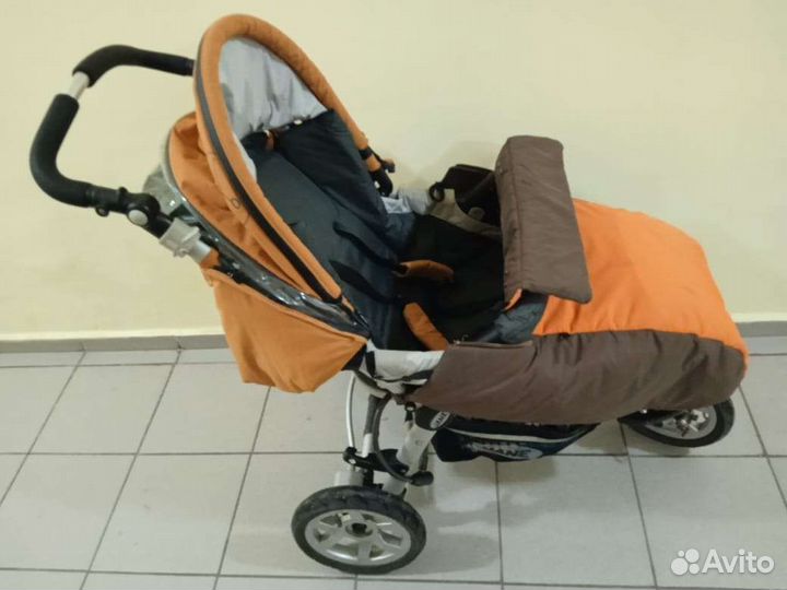 Коляска прогулочная и люлька Jane slalom pro 2в1