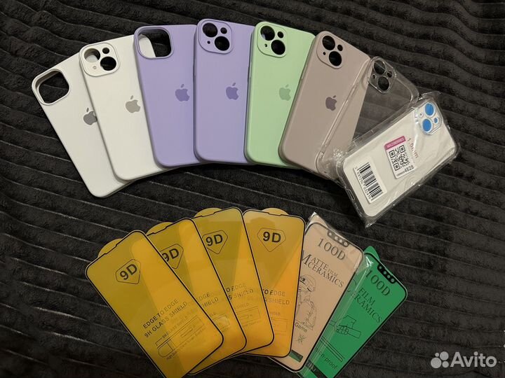 Чехлы и стекла на айфон 14