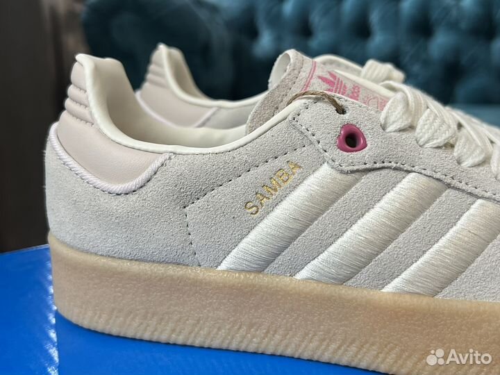 Кроссовки Adidas Samba натуральные