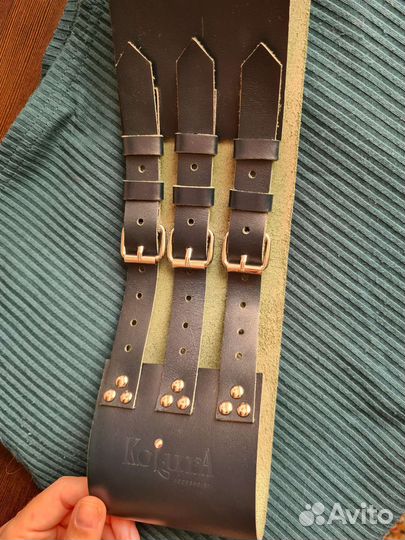 Пояс кожаный женский Kobura + Платье-Лапша