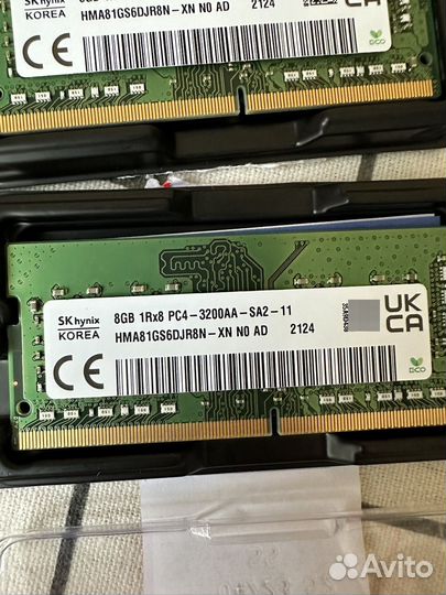 Оперативная память 8 гб sodimm ddr4 3200mhz