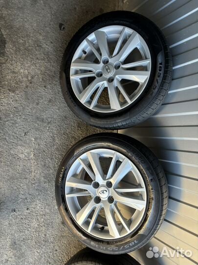 Диски granta fl r15 новые с резиной pirelli
