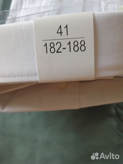 Рубашки муж.белые 50 р.182-188 рост длин.рукав