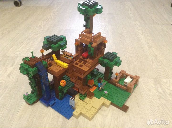 Аналог lego майнкрафт, б/у