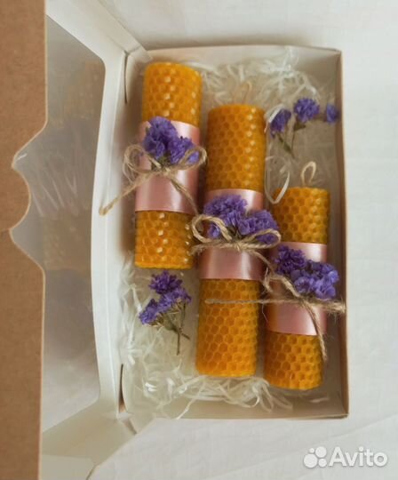 Свечи из натуральной вощины