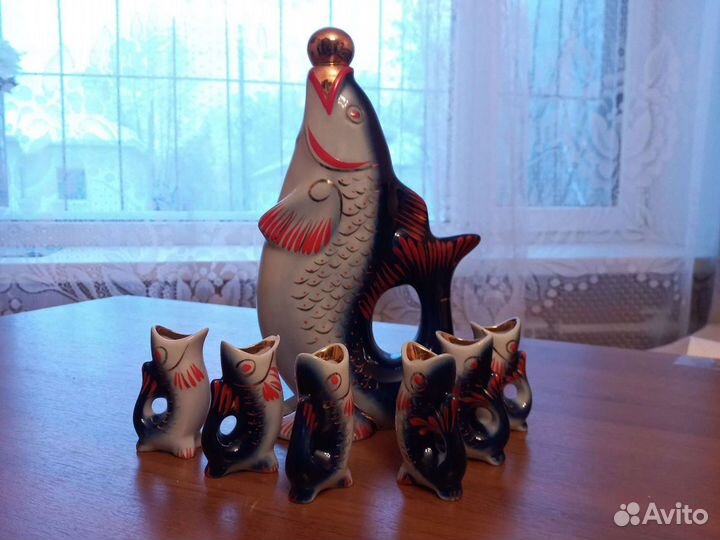 Графин с рюмками СССР