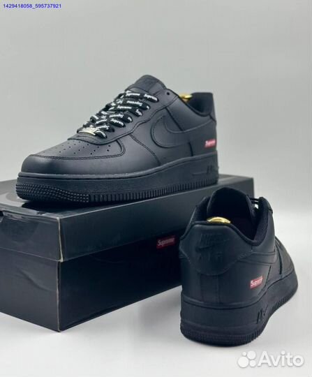 Кроссовки Nike Air Force 1 Low & Supreme (Арт.61220)